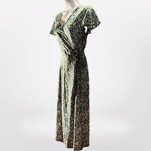 Sienna Sky Floral Wrapover Top Maxi Dress